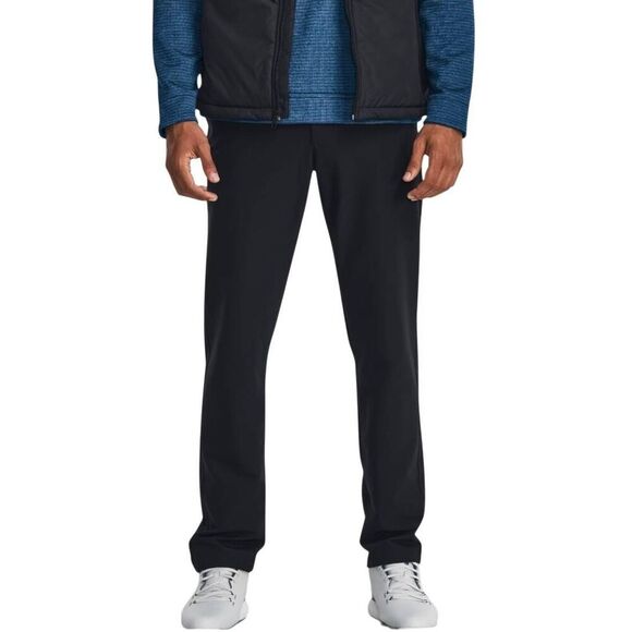 Under Armour Men's Black Polyester Straight Leg Pants - Picture 1 of 11